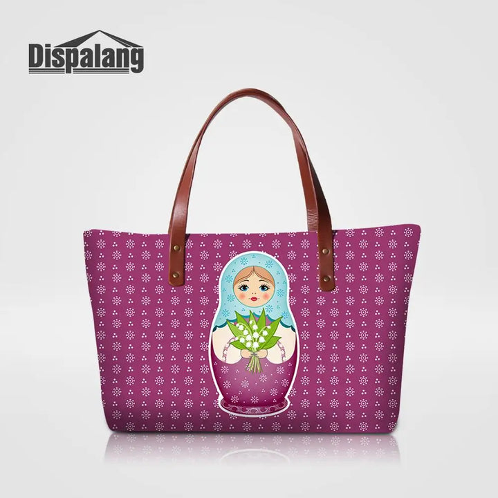 Matryoshka Doll Tote Bag – Women's Neoprene Handbag