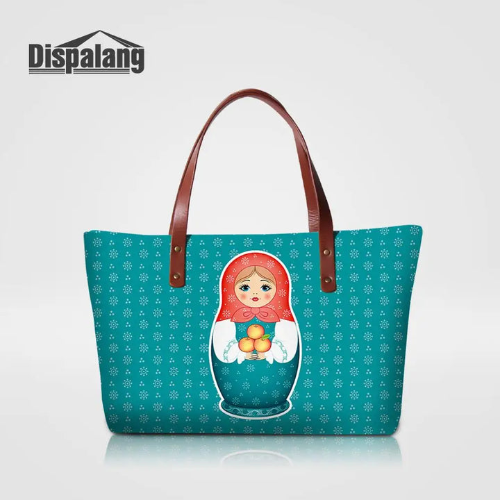 Matryoshka Doll Tote Bag – Women's Neoprene Handbag