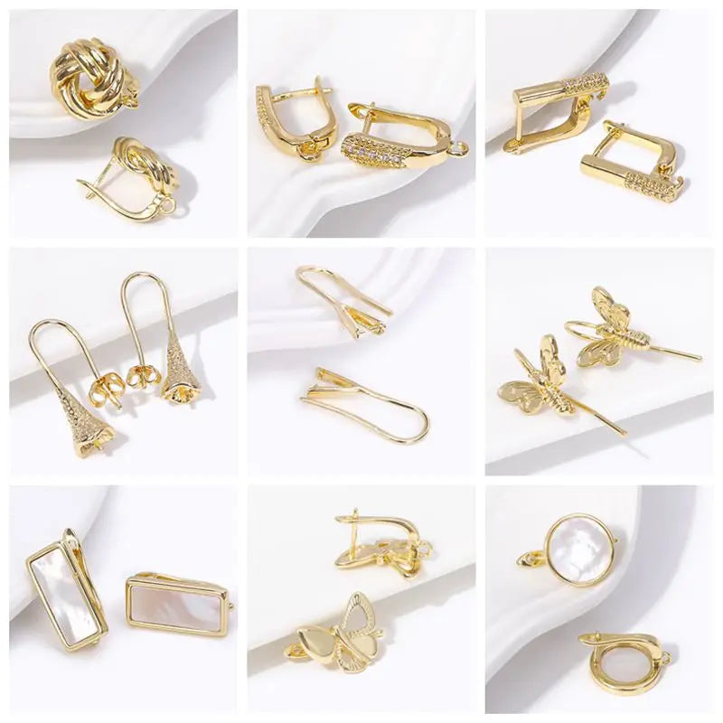 18K Gold-Plated OT Toggle Clasps for Jewelry Making