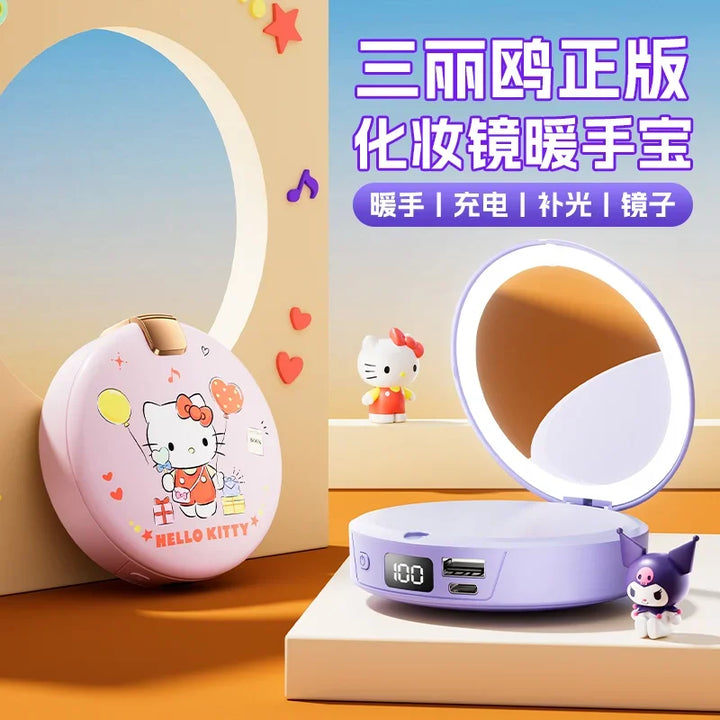 Sanrio Hello Kitty Hand Warmer & Power Bank with Mirror