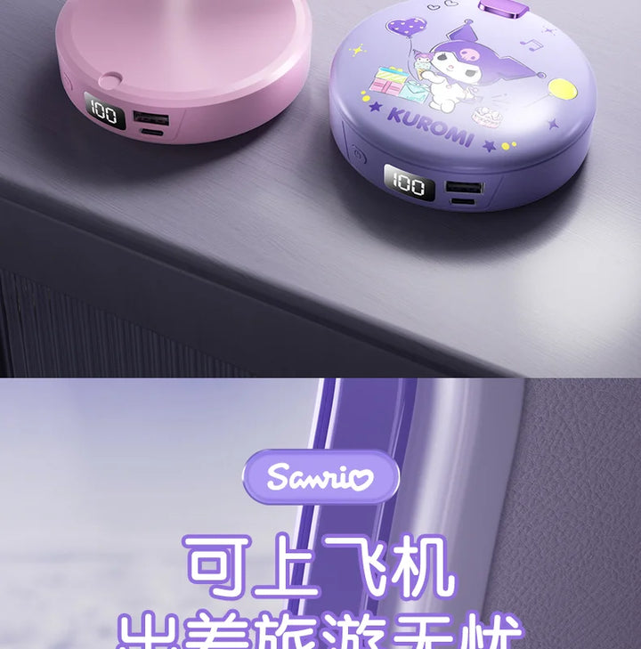 Sanrio Hello Kitty Hand Warmer & Power Bank with Mirror