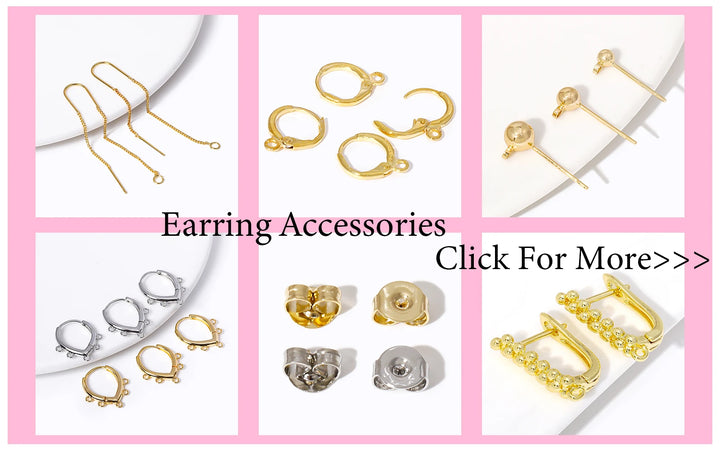 18K Gold-Plated Elephant Charms for Earrings & Necklaces