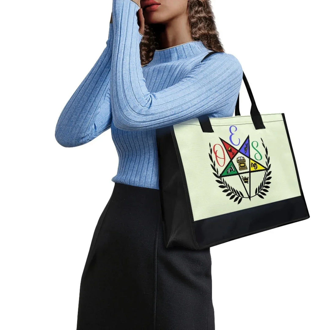 OES Order of Eastern Olive Branch Tote – Women's Canvas Bag