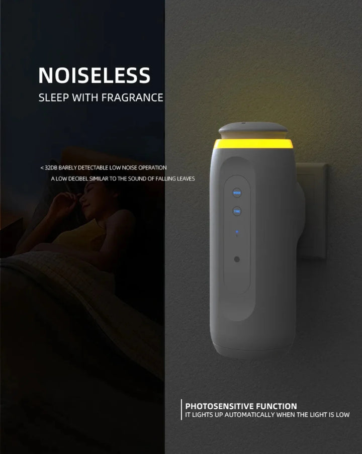 300m³ Smart Aroma Diffuser – Plug-In Freshener