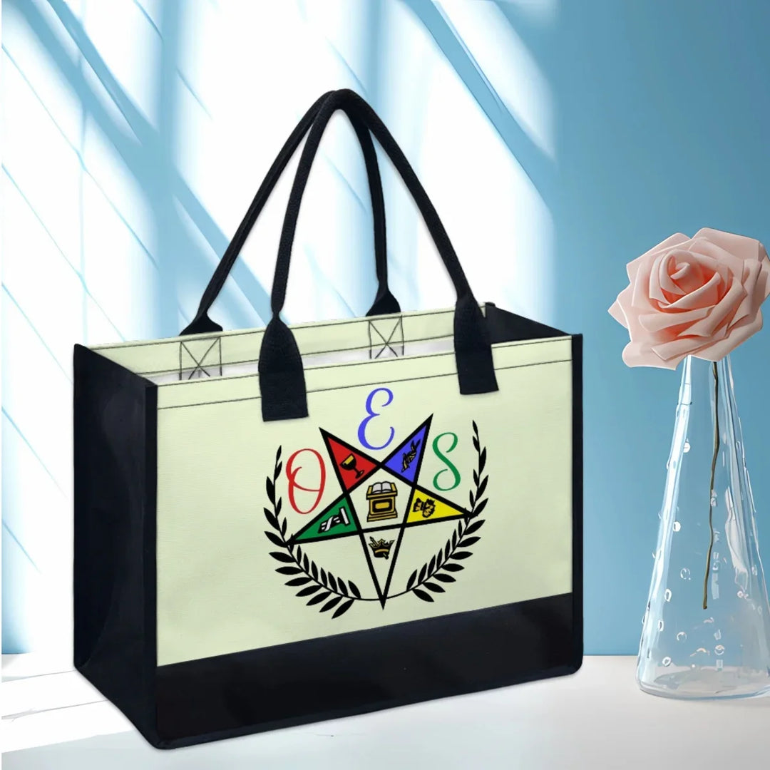 OES Order of Eastern Olive Branch Tote – Women's Canvas Bag