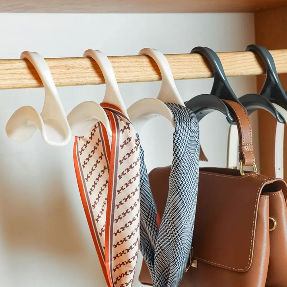 Plastic Hanging Bag Hooks – Wardrobe Organizer