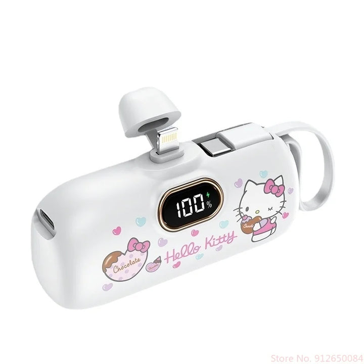 Sanrio Wireless Power Bank – Mini Capsule, Fast Charging