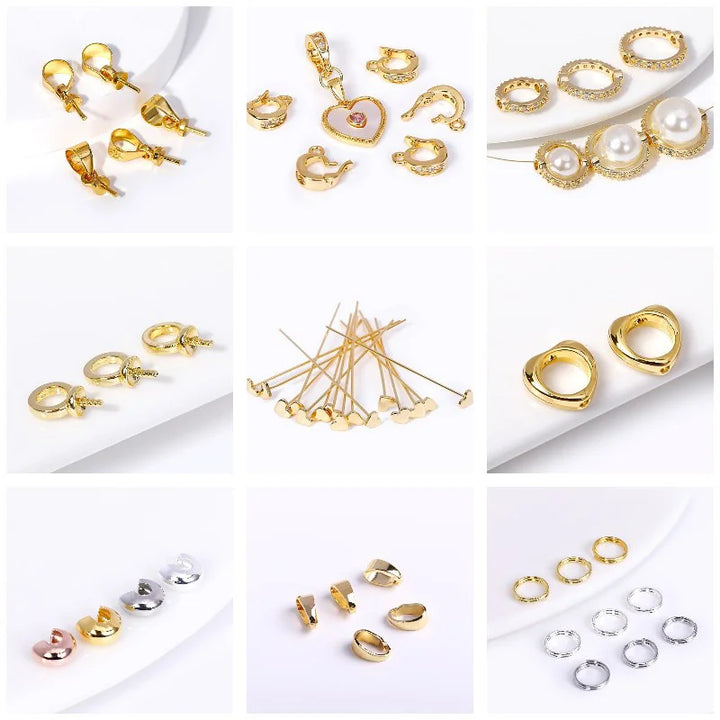 18K Gold-Plated OT Toggle Clasps for Jewelry Making