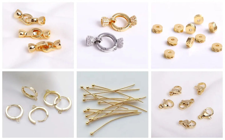 18K Gold-Plated OT Toggle Clasps for Jewelry Making