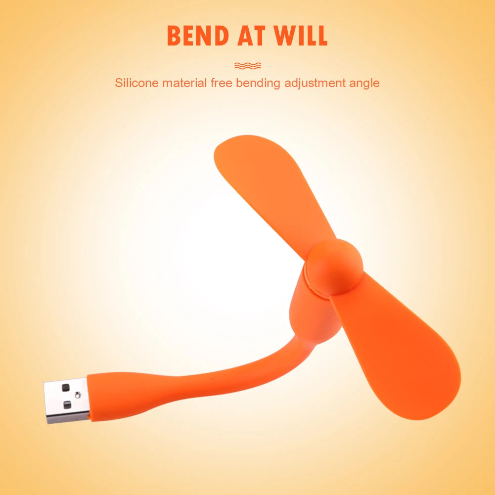 USB Mini Fan – Portable Cooling Fan for Power Bank & Laptop