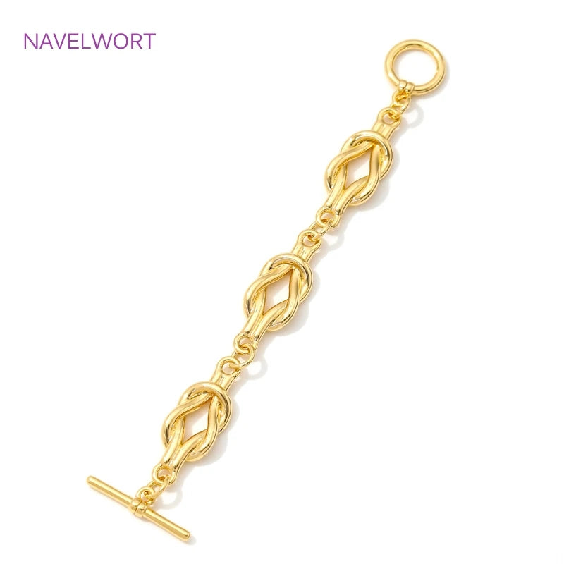 18K Gold-Plated OT Toggle Clasps for Jewelry Making