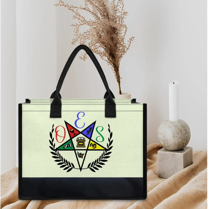 OES Order of Eastern Olive Branch Tote – Women's Canvas Bag