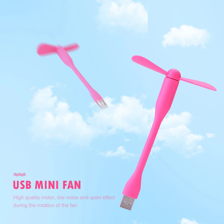 USB Mini Fan – Portable Cooling Fan for Power Bank & Laptop