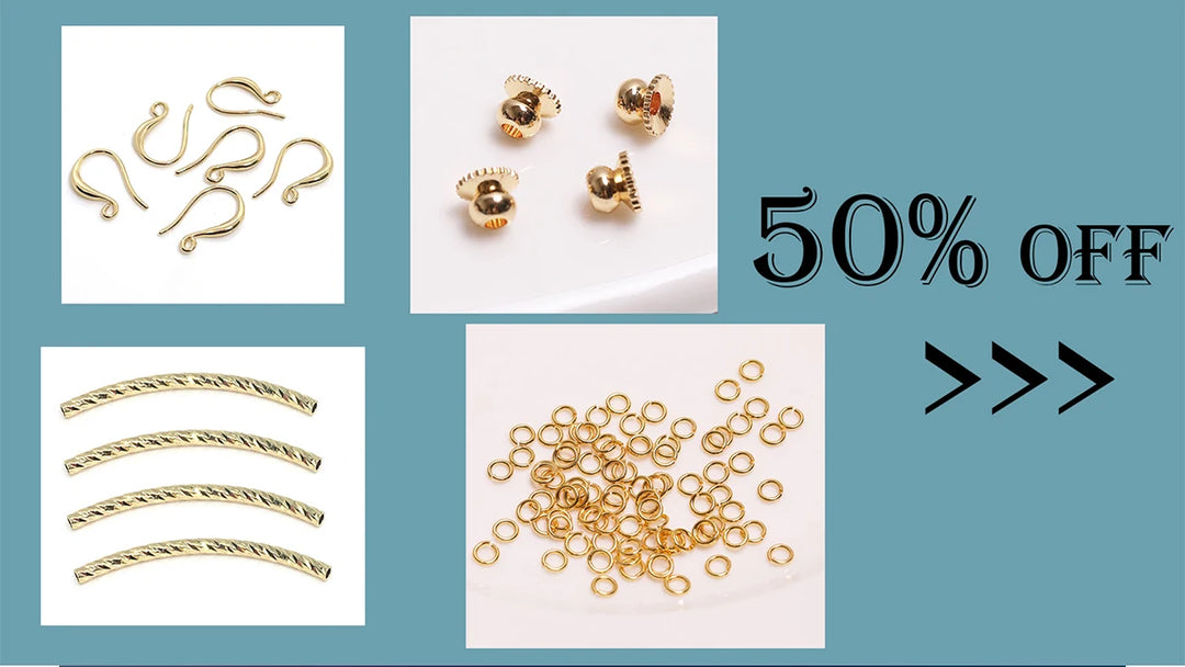 18K Gold-Plated OT Toggle Clasps for Jewelry Making