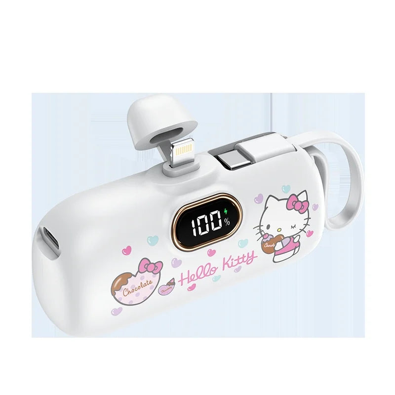 Sanrio Wireless Power Bank – Mini Capsule, Fast Charging