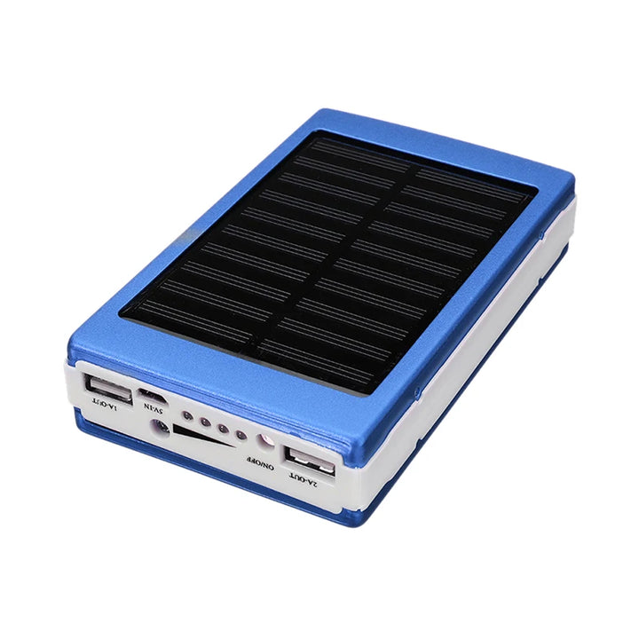 5x18650 Solar Power Bank Case – DIY Kit with Dual USB