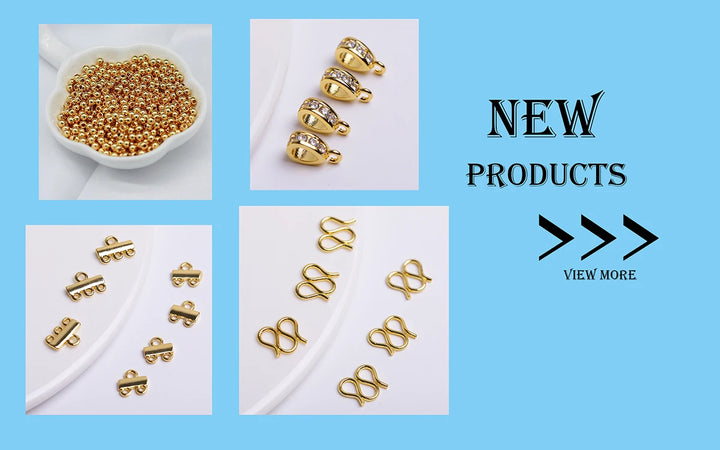 18K Gold-Plated OT Toggle Clasps for Jewelry Making