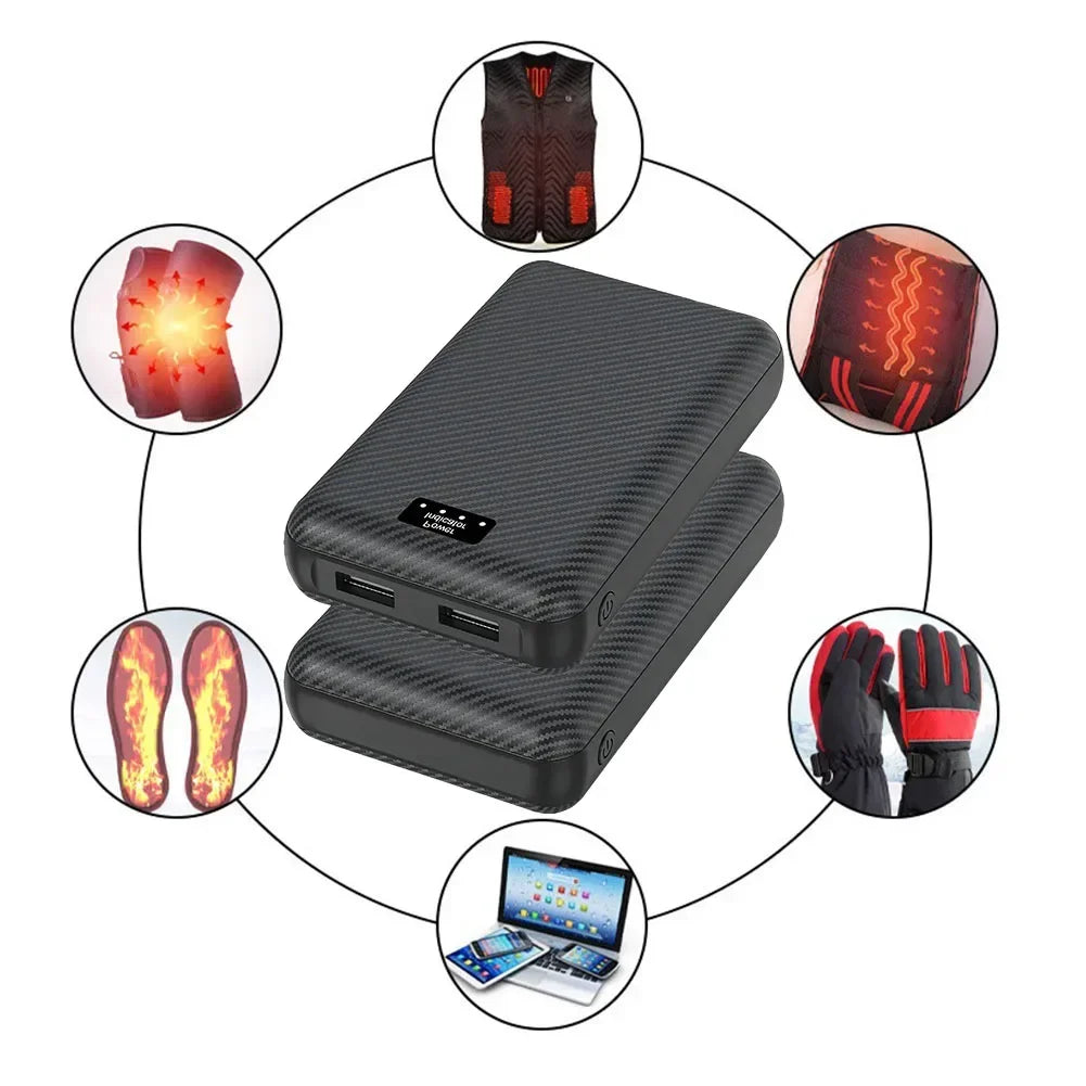 30000mAh Power Bank – Portable Charger for Heated Clothing