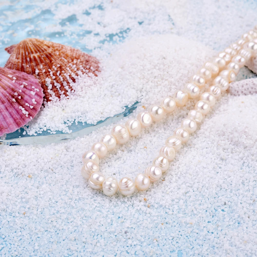 Grade A Natural Freshwater Pearl Bead Strand – DIY Jewelry