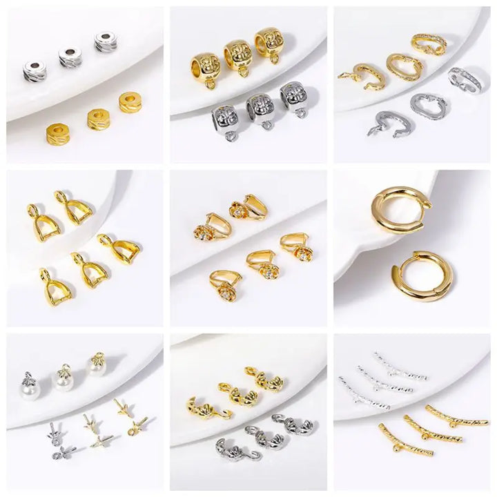 18K Gold-Plated OT Toggle Clasps for Jewelry Making