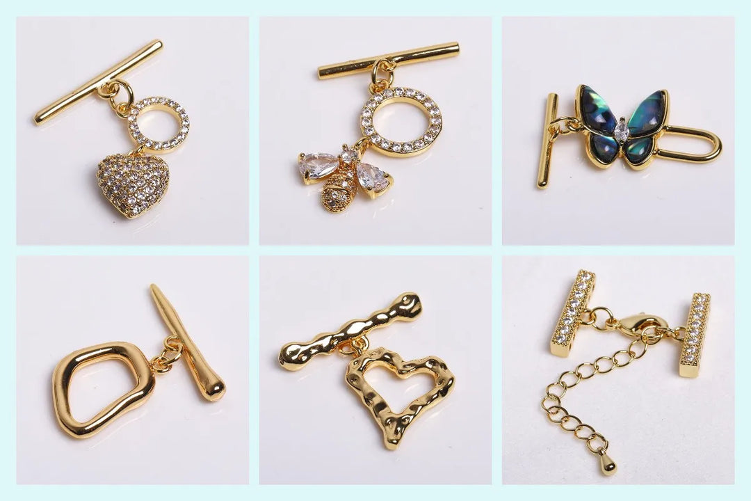 18K Gold-Plated Elephant Charms for Earrings & Necklaces