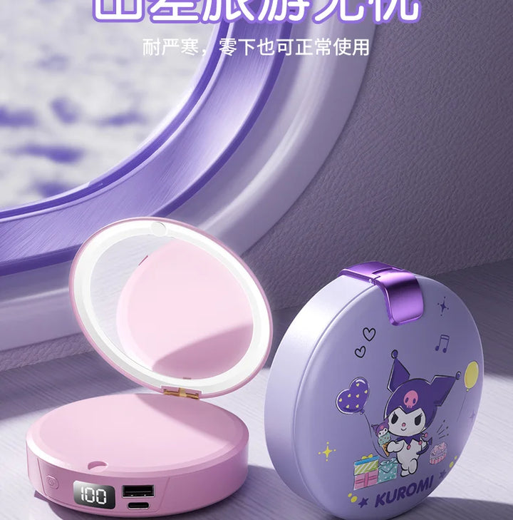 Sanrio Hello Kitty Hand Warmer & Power Bank with Mirror