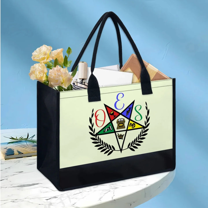 OES Order of Eastern Olive Branch Tote – Women's Canvas Bag